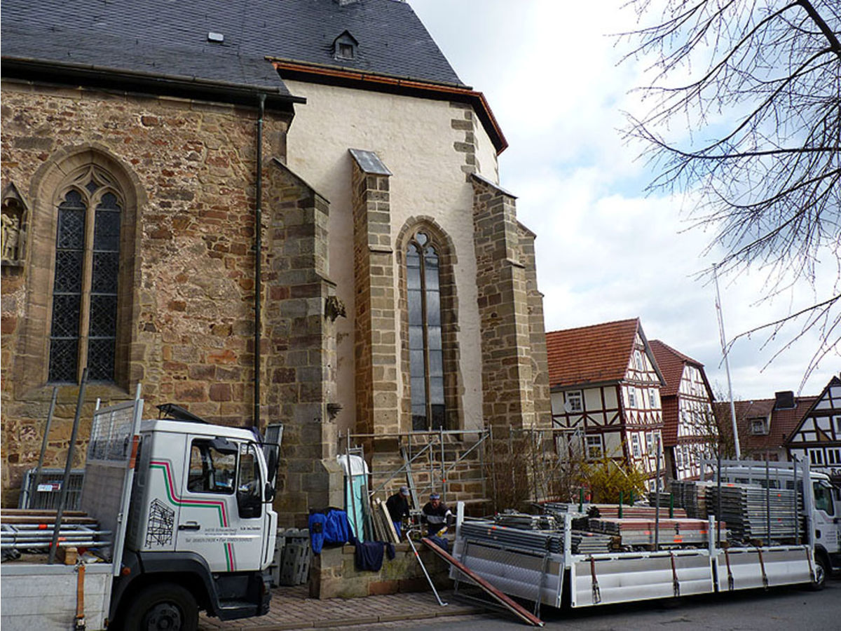 Kirchenrenovierung 2010 / 2011 (Foto: Karl-Franz Thiede)